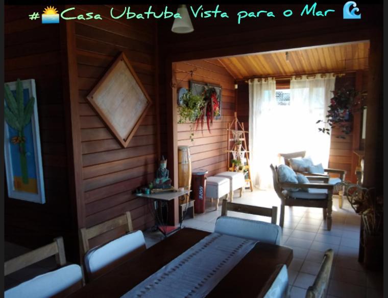 Casa Ubatuba Vista Para O Mar Exterior foto