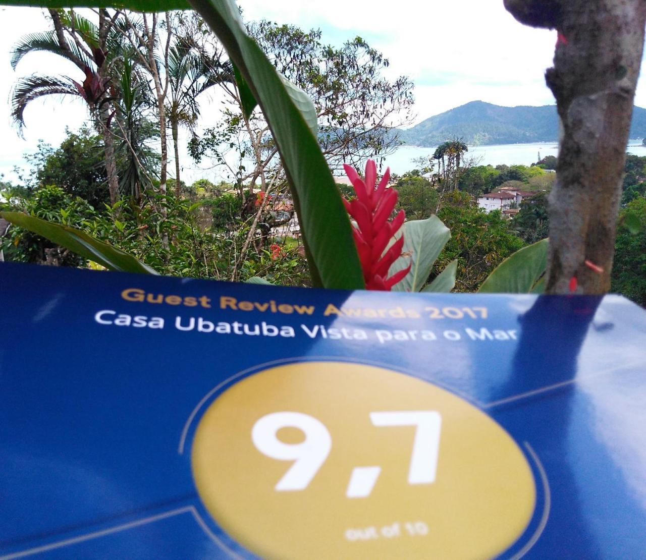 Casa Ubatuba Vista Para O Mar Exterior foto